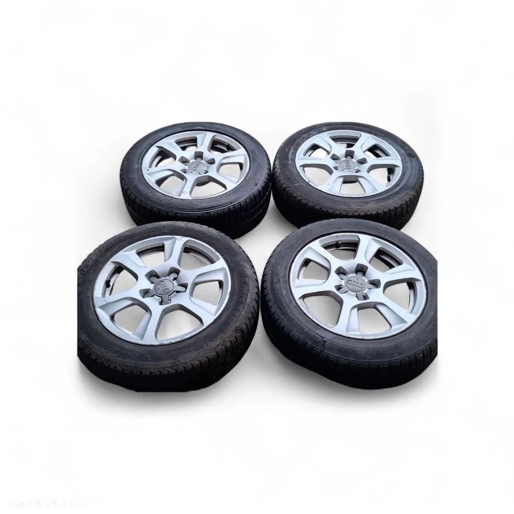 KOLA ALUFELGI FELGI R16 ET39 AUDI A4 B8 B7 B6 A6 C5 C6 A3 8P A5 8T 8K0601025AS SLASK WYSYLKA - 1