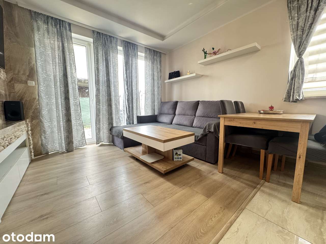 Mieszkanie Brodowo 54,12 + zaadaptowane poddasze 10m2 + ogródek