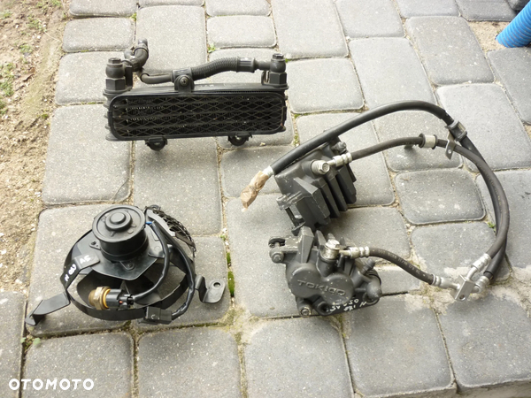 Wentylator Suzuki SV 650 chłodnica oleju sety tył wypełnienie części Suzuki SV 650 rok 2007