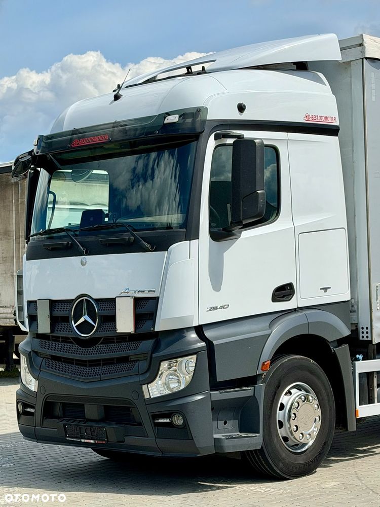 Mercedes-Benz ACTROS 2540 / FIRANKA / WINDA / 20 EUROPALET / OŚ PODNOSZONA / AUTOMAT / E6 / 2018 ROK / NISKI PRZEBIEG / SPROWADZONY - 6