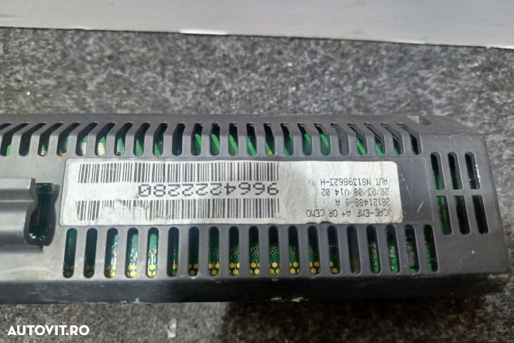 Display bord 9664222280 28121488 Fiat Scudo 2 [2007 - 2016] Minivan 2 - 4