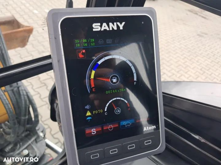 Sany sy26u miniexcavator cu doua cupe si lama tip buldozer - 23