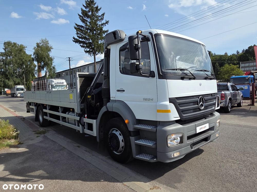 Mercedes-Benz AXOR 1824L // HDS HIAB 122 // DŹWIG ŻURAW KRAN CRANE // TYŁ PODUSZKI // MOŻLIWA PRZEBUDOWA NA LAWETA AUTOLAWETA - 27
