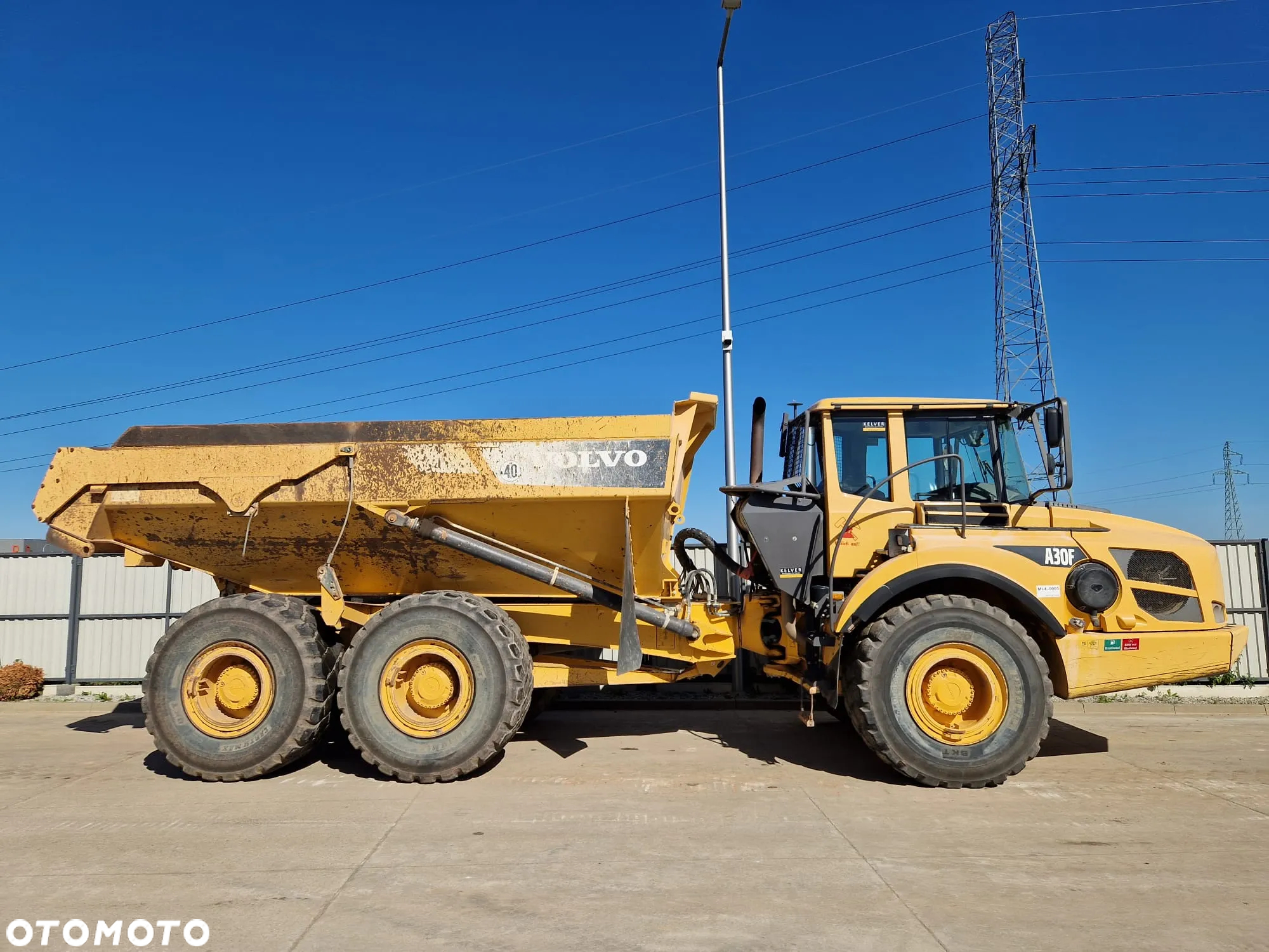 Volvo A30F * szerokie opony * burta tył * - 31