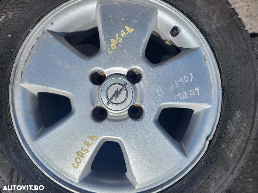 Vindem jante aliaj cu anvelope pentru Opel Corsa D - 3