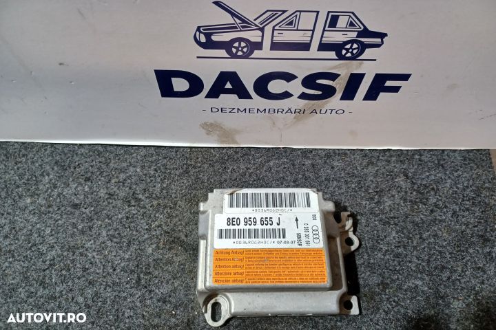 Calculator airbag 8E0959655J Audi A4 B6 [2000 - 2005] Sedan 1.9 TDI M - 1