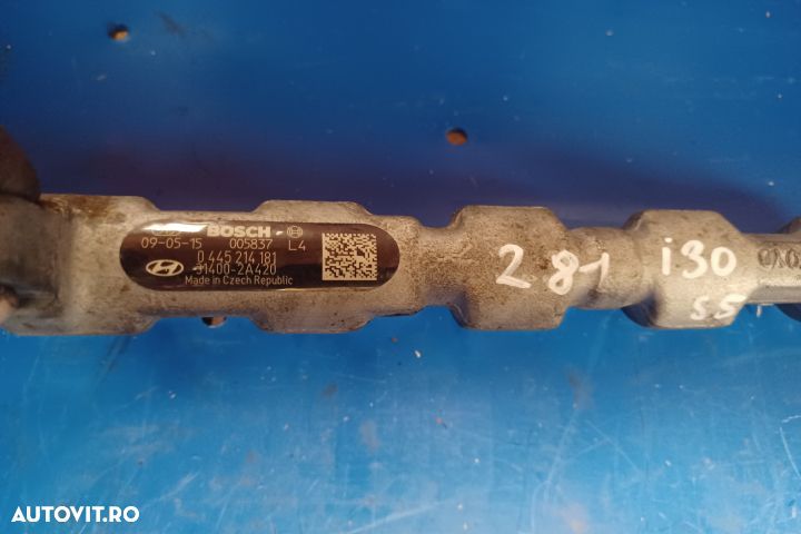Rampa injectoare 0445214181 314002A420 Hyundai i30 FD [2007 - 2010] w - 1