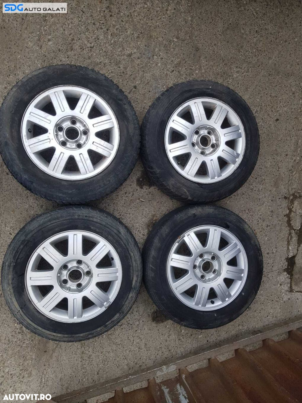 Set 4 Jante Roti Aliaj 5x112 195 65 R15 7JX15H2 ET45 7JX15H2 ET45 VW Golf 5 2004 - 2008 Cod 4B0601025B - 2