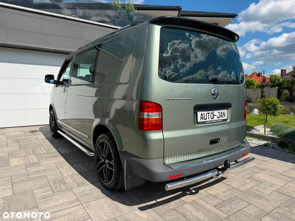 Volkswagen TRANSPORTER T5 1.9TDI Klima Elektryka Duża Navi Rury Brygadówka Dubel Kabina Klapa Hak - 32
