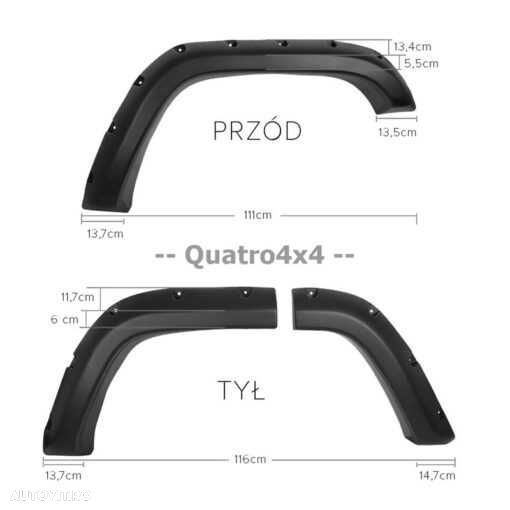 Overfendere extensii roti Jeep Cherokee XJ 1984-2001 - 3