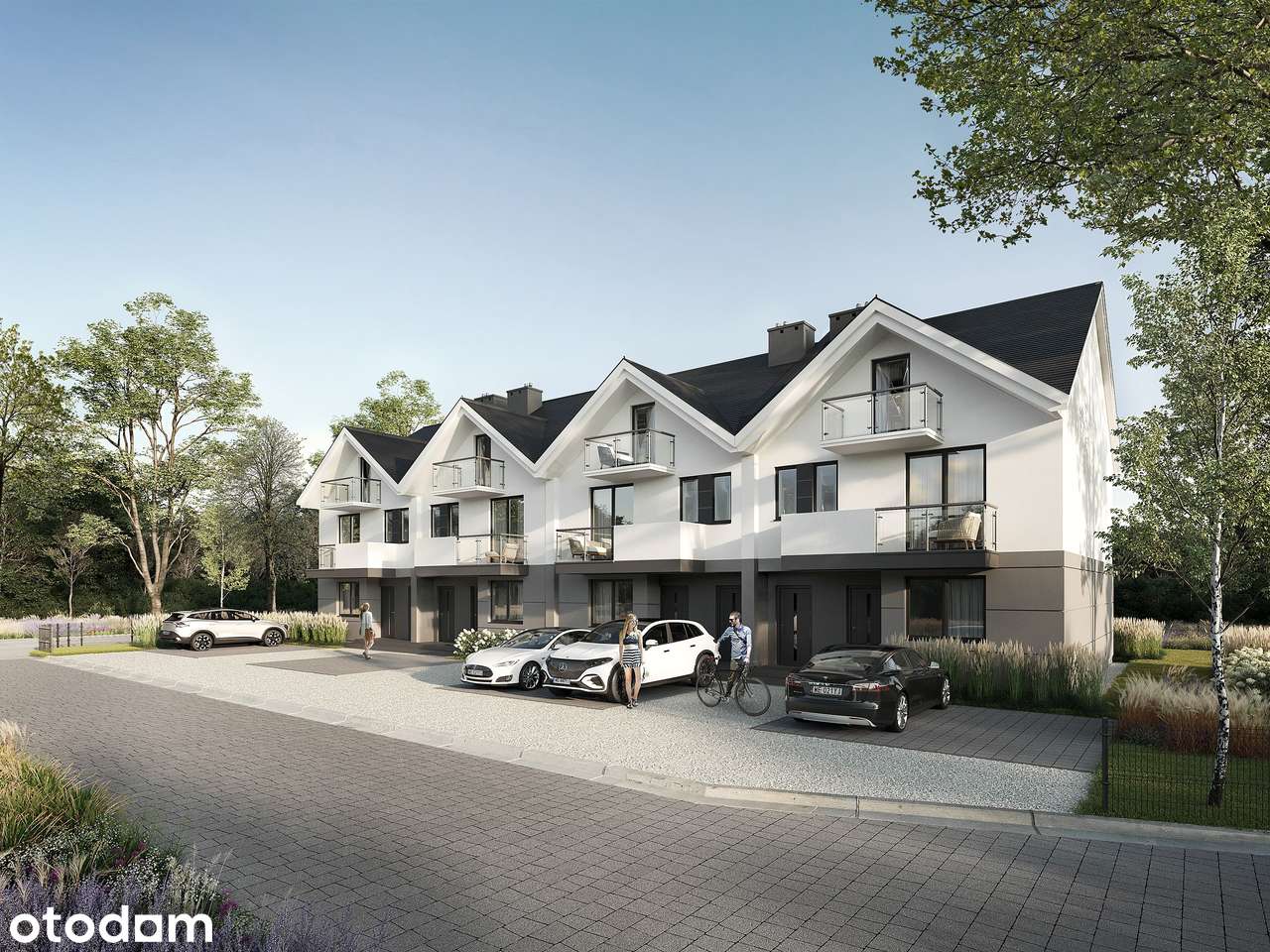 Niepołomice centrum z ogrodem