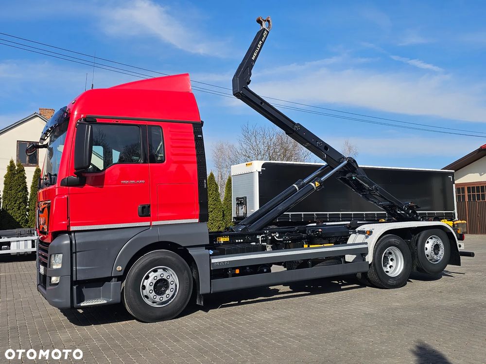 MAN TGX 26.470 XLX 6X2 HAKOWIEC MEILLER RS21 - 1