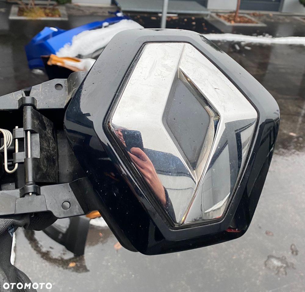 RENAULT ZOE KLAPKA GNIAZDO GRILLA ATRAPY ŁADOWARKI NAKŁADKA ZNACZEK EMBLEMAT LOGO CHROM GRILL ATRAPA KLAPA ŁADOWARKI - 2
