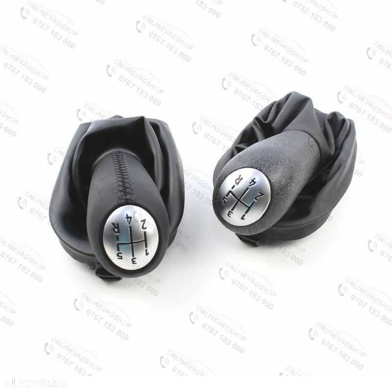 Nuca piele + manson schimbator Dacia Logan 2004-2012, Renault Clio 2 - 3