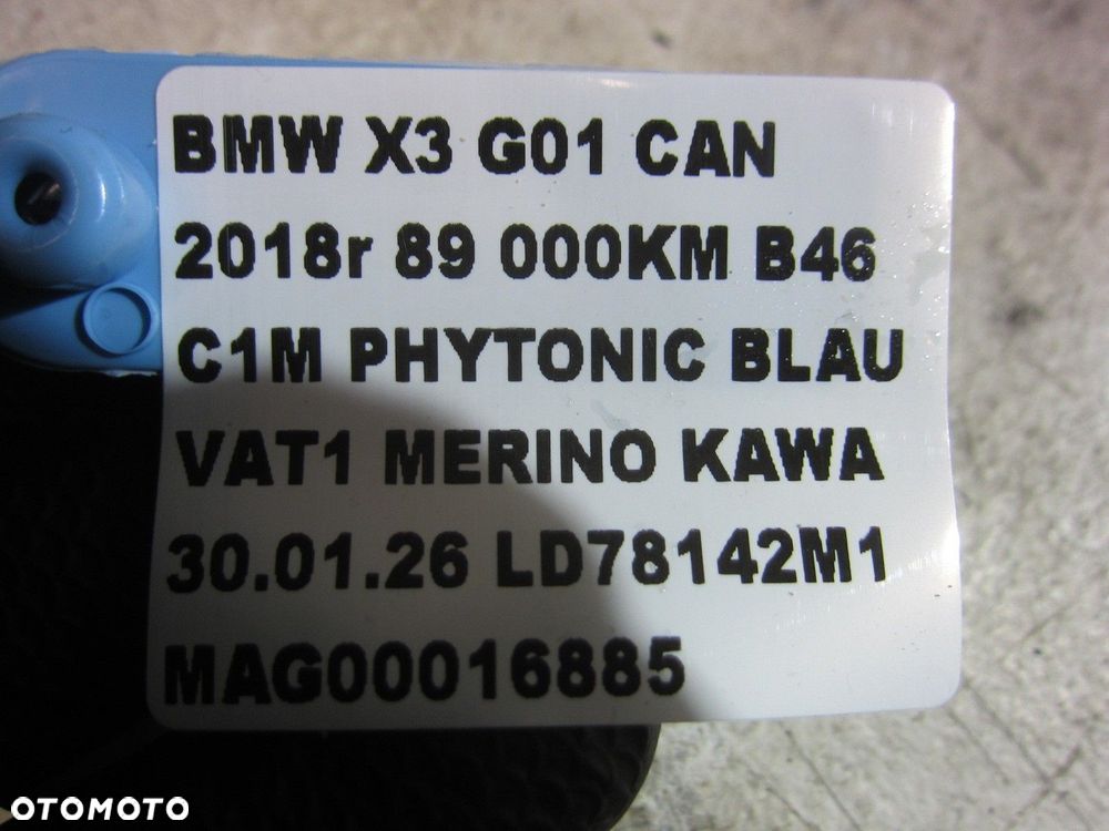 BMW X3 G01 X4 F30 F80 G30 G11 G02 64119147359 6834917 POMPA WODY DODATKOWA - 7