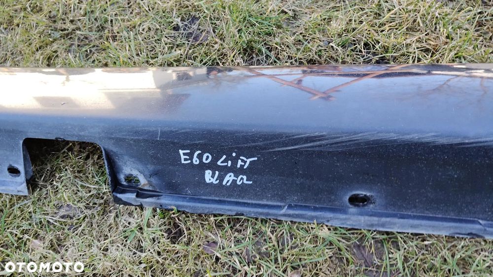 BMW E60 E61 Lift Listwa Progowa Lewa Prawa Black Sapphire - 6