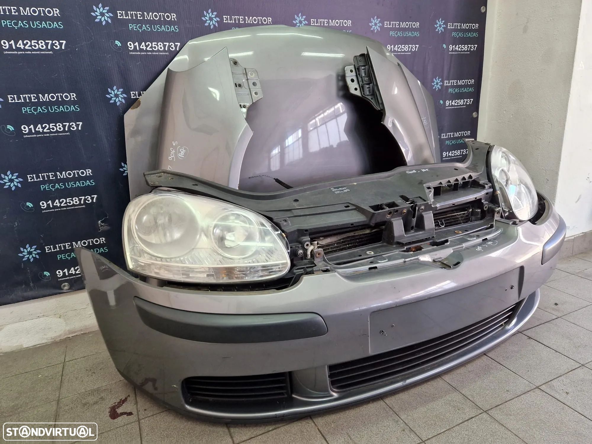 Frente completa usada VW GOLF V 5 1.9 TDI 105CV CAPOT PARACHOQUES OTICAS GUARDALAMAS VOLKSWAGEN - 1