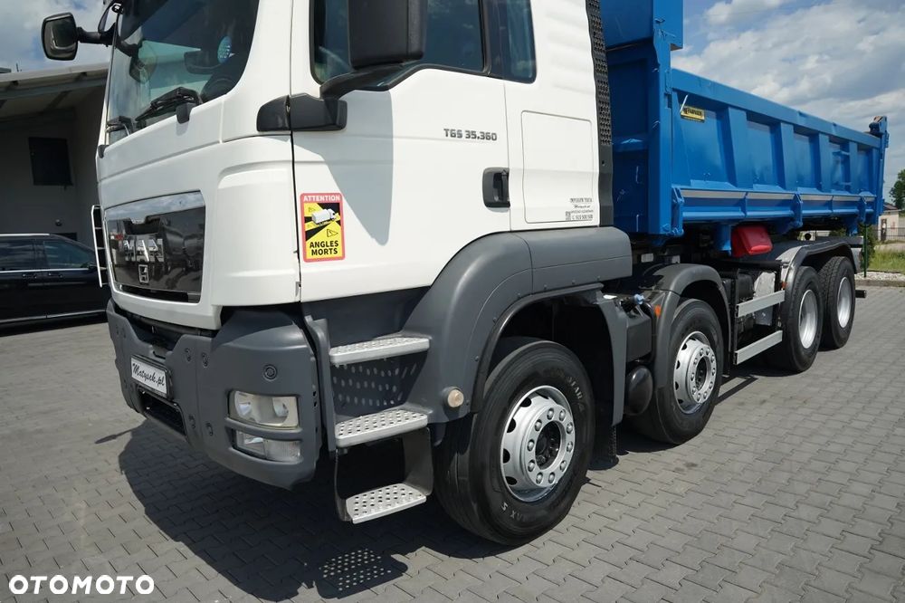 MAN TGS 35.360 / 8x4 / WYWROTKA 2 STRONNA  / HYDROBURTA / BORDMATIK / EURO 5 - 17