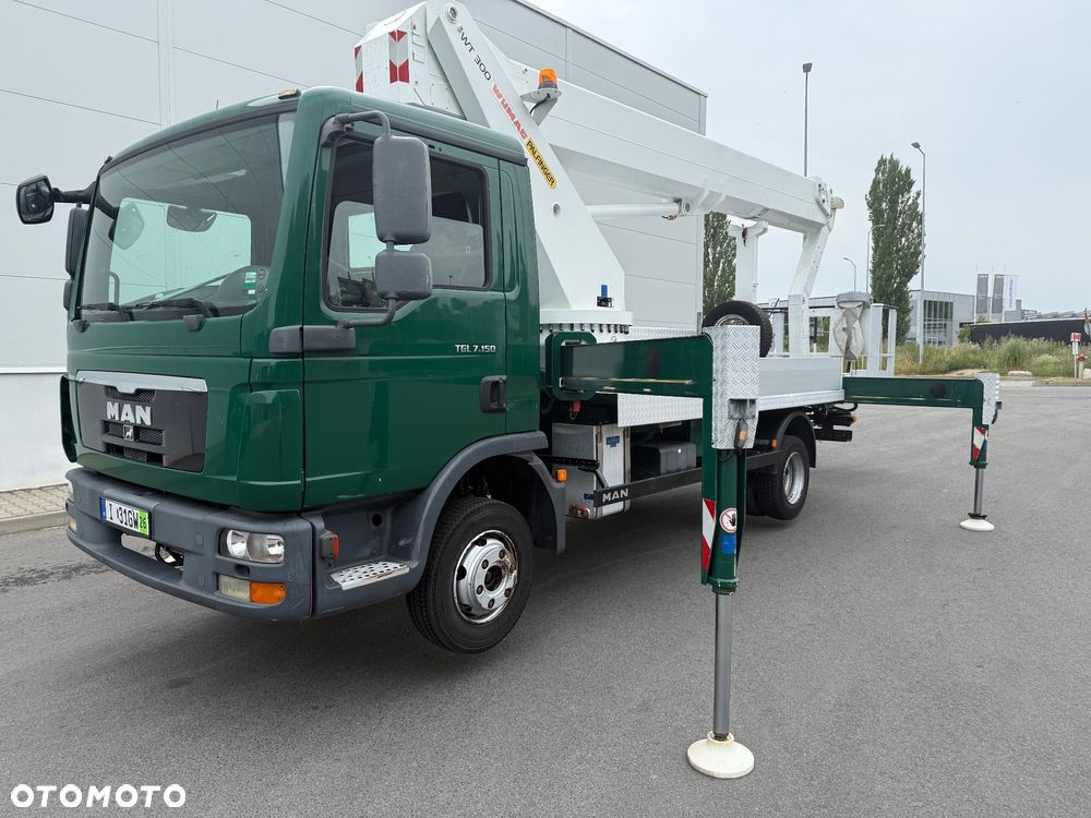 MAN Lift Podnośnik Koszowy Wumag WT300 30Metrów  20m w Bok Zwyżka UDT na Rok! Ogon ! Jak Ruthman GSR Multitel - 18