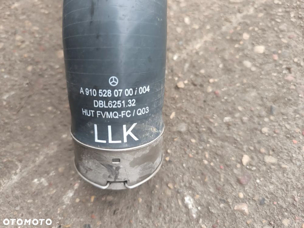 Rura turbo przewód powietrza Mercedes-Benz Sprinter w910 a9105280700 a6510902500 - 2