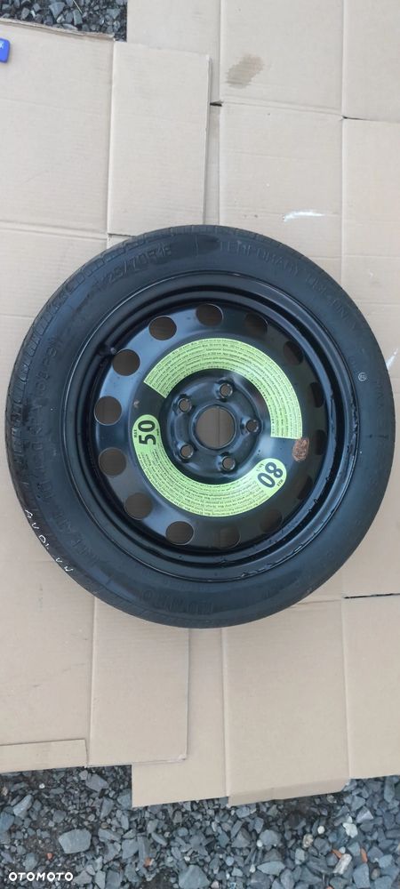 KOŁO DOJAZDOWE ZAPASOWE VW GOLF VI VII A3 8V R16 5X112 ET25.5 1K0601027AQ - 1