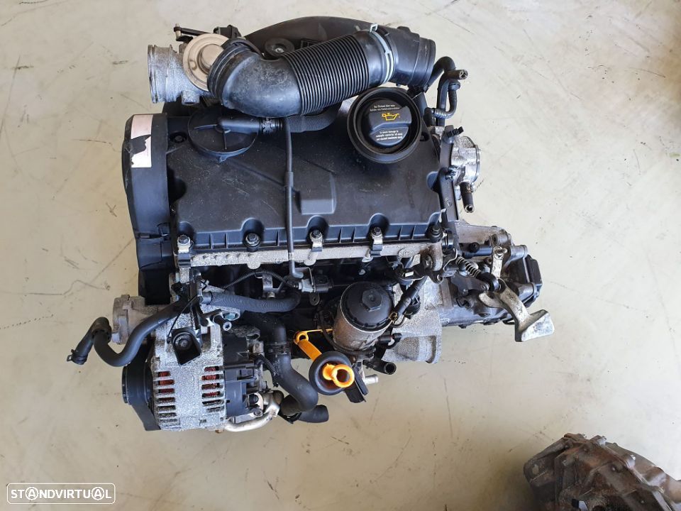 Motor Volkswagen 1.9 TDI 2005 de 105cv, ref BJB - 1
