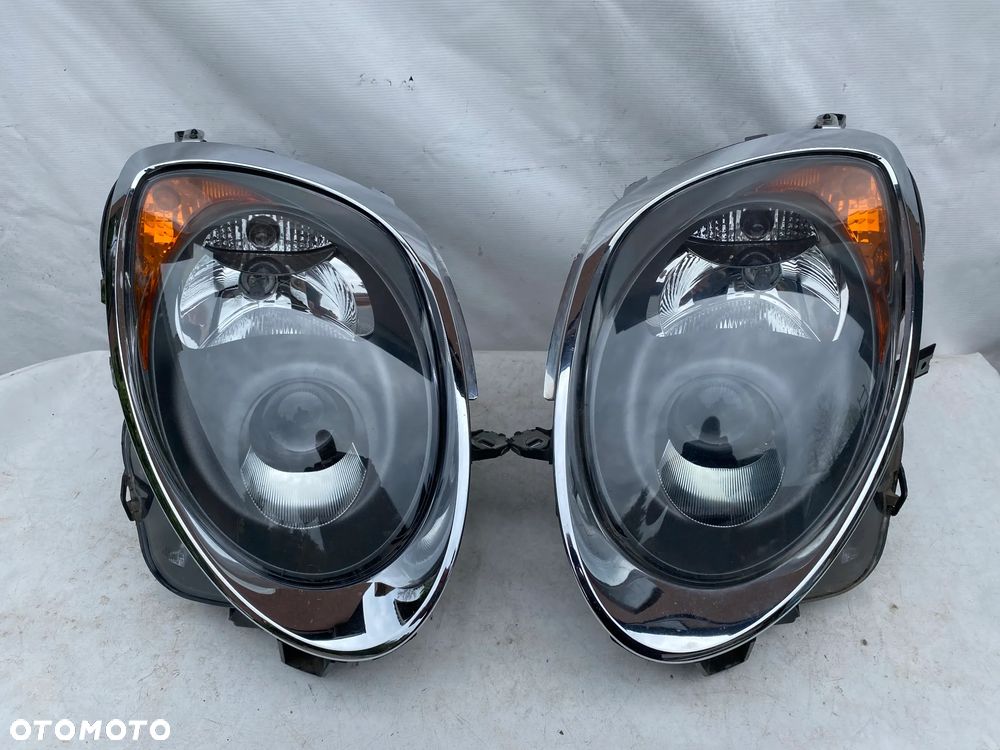 lampy alfa mito z ramkami czarne komplet eu całe - 1
