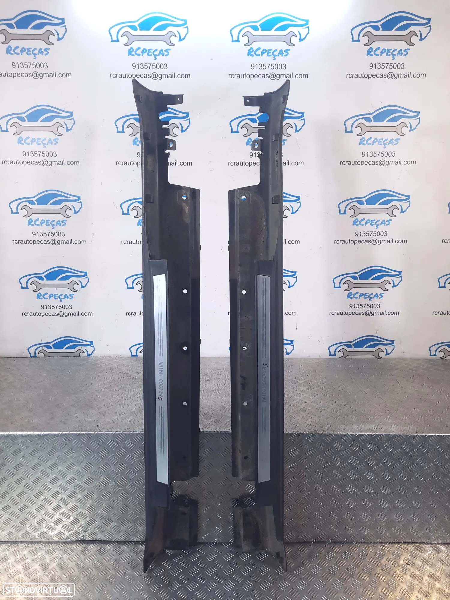EMBALADEIRA EMBALADEIRAS ESQUERDA DIREITA MINI COOPER S R56 51777147916 7147916 51777147915 7147915 R57 R58 R59 SAIA SAIAS LATERAL LATERAIS - 5