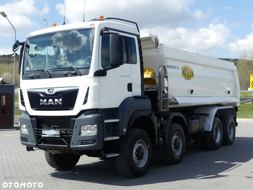 MAN TGS 41.460 / 8x8 / WYWROTKA MEILLER / MANUAL / NISKI PRZEBIEG / - 9