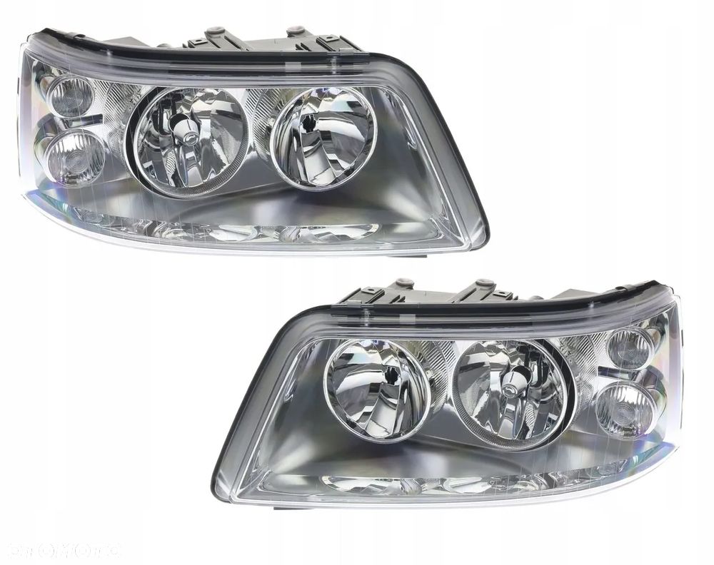 Reflektor Lampa Przednia VW VOLKSWAGEN T5 Multivan H1 H7 2003-2009 Nowa - 1