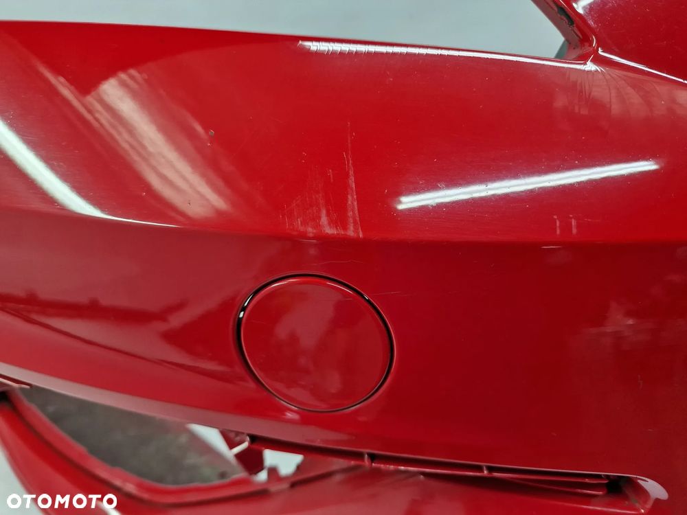 SEAT LEON 3 III 5F0 LIFT FR 16- KOMPLETNY ZDERZAK PRZEDNI PRZÓD + GRILL + KRATKA ŚRODKOWA , ŁADNY , KOLOR CZERWONY , NR 5F0807221AB / 5F0807221AJ , NR AUKCJI NZ971 - 10