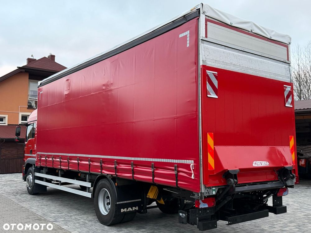MAN TGM 15.250 / FIRANKA / 2018R / KLIMA POSTOJOWA /SPROWADZONY / 20 PALET / E6  / WINDA / - 4