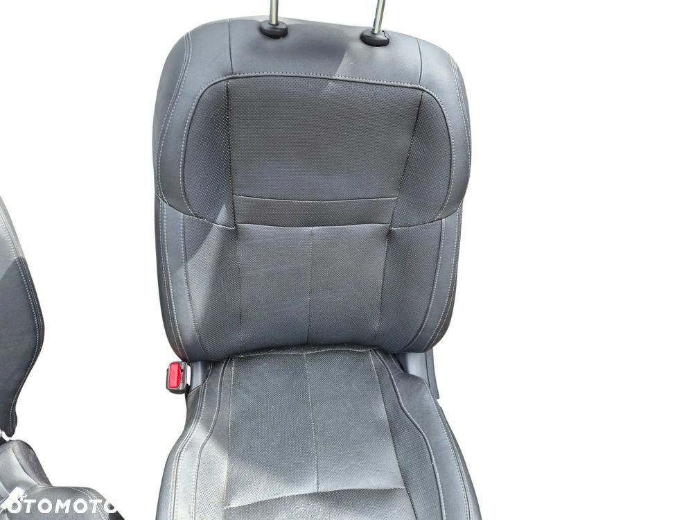 Fotele siedzenia kanapa tył  Nissan Qashqai J11  Skóra - 12