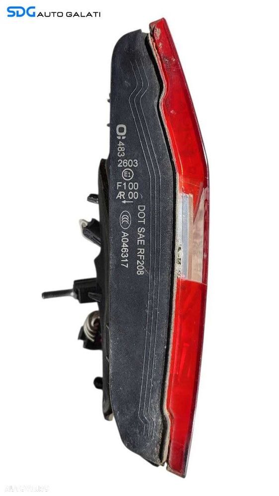 Stop Lampa Tripla Stanga de pe Haion Capota Portbagaj Mercedes Clasa E Class W212 Sedan 2009 - 2012 Cod A046317 A2128200764L [L7619] - 3