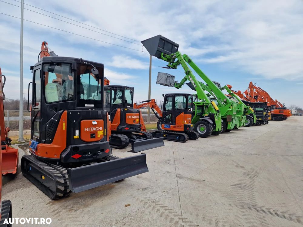 Hitachi 3,7t, ZX33U-6, cupla rapida+2 cupe excavare+cupa taluz, inst picon, Aer conditionat, lama nivelare, produs in JAPONIA, garantie 1an, posibilitate leasing-44.900 EUR+Tva - 26