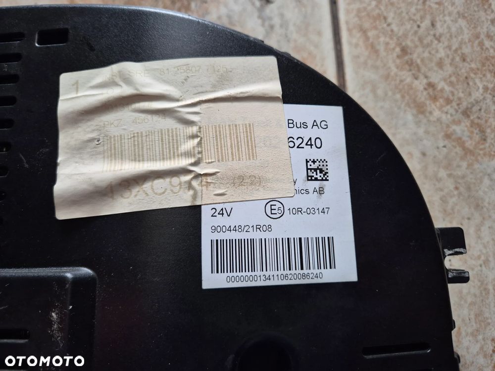 LICZNIK ZEGARY TABLICA MAN TGX TGS TGL TGM EURO 6 81272026240 - 3