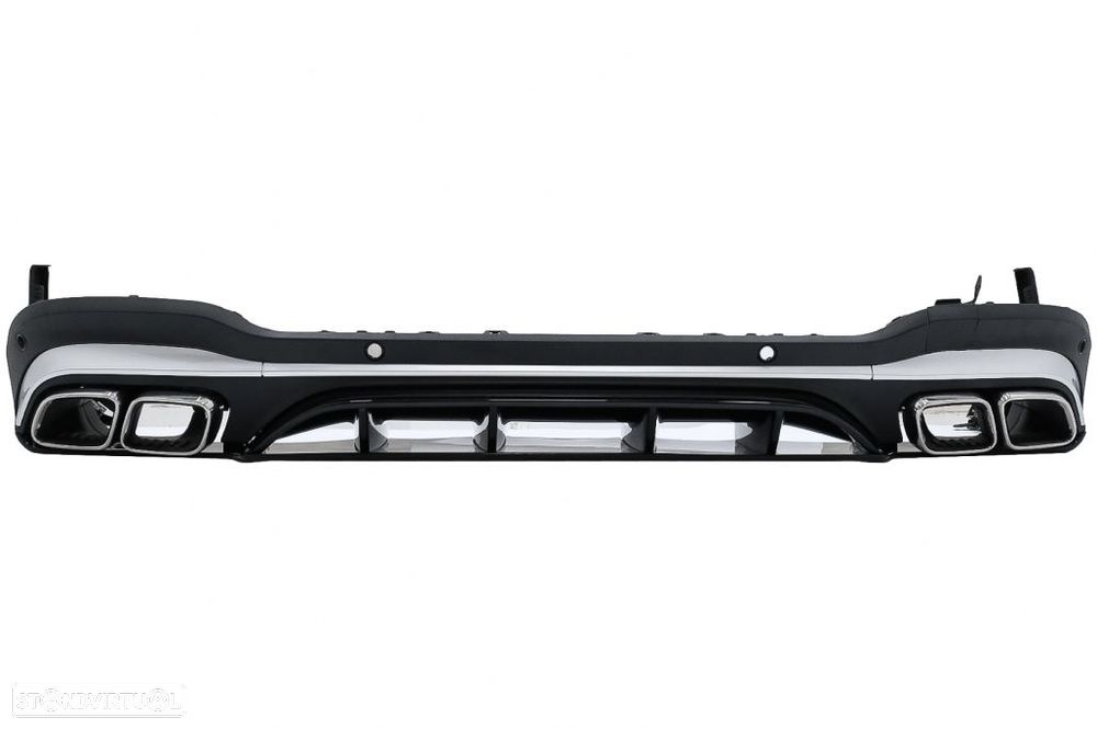 Difusor com Ponteiras Mercedes GLC SUV X253 (2020 em diante) - 1