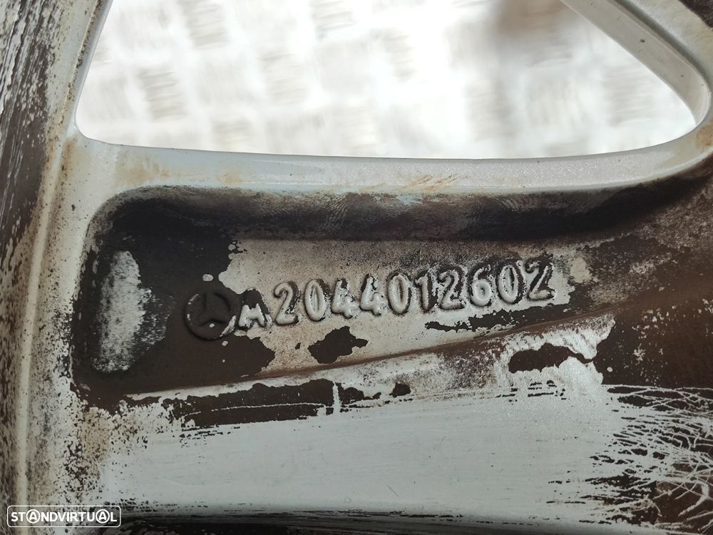 Conjunto Jantes 16 Originais Mercedes Benz Class C W204 7J ET43 5x112 - 8