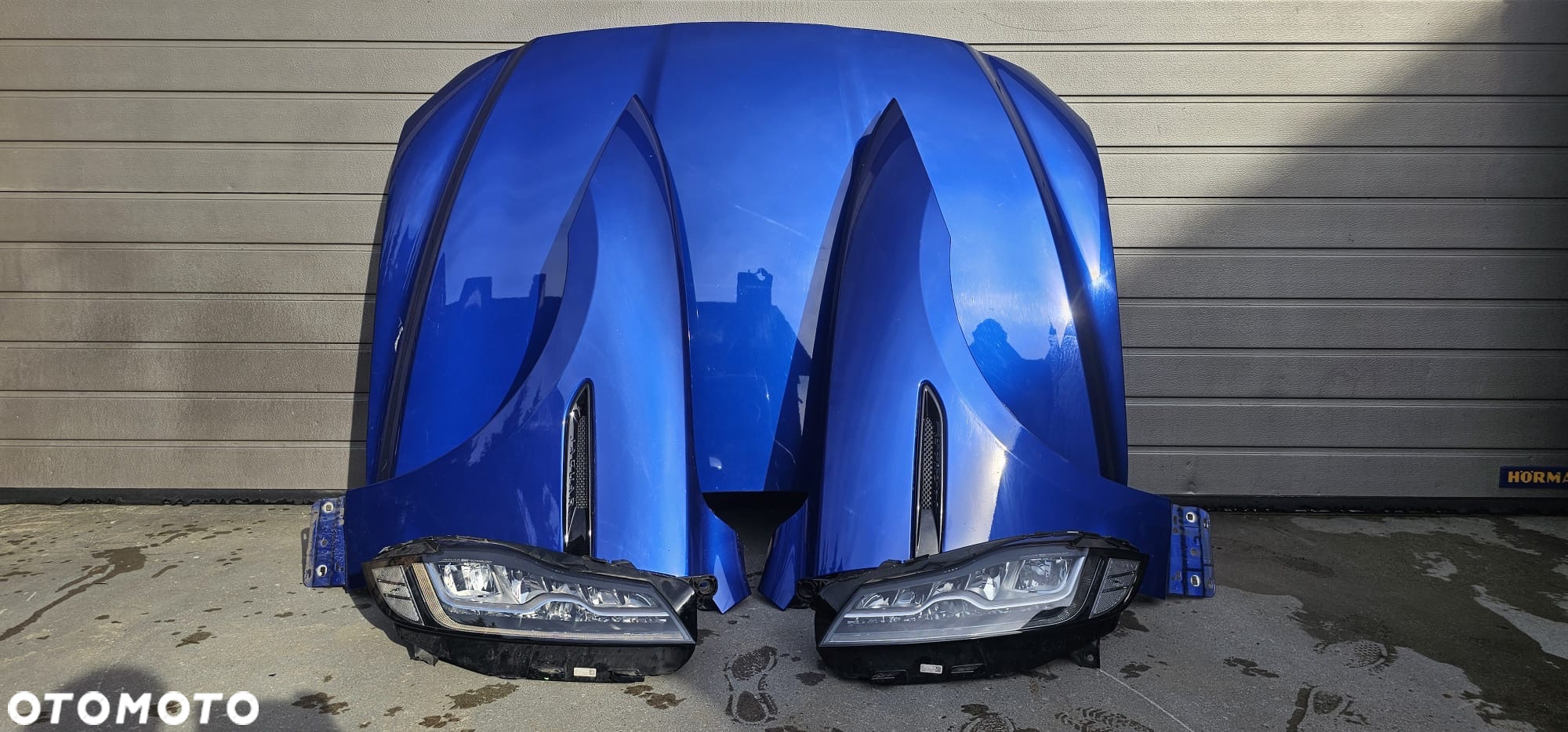 JAGUAR F-PACE SPORT R-SPORT X761 MASKA BŁOTNIKI ZDERZAK LAMPY KOMPLETNY PRZÓD NIEBIESKI - 3