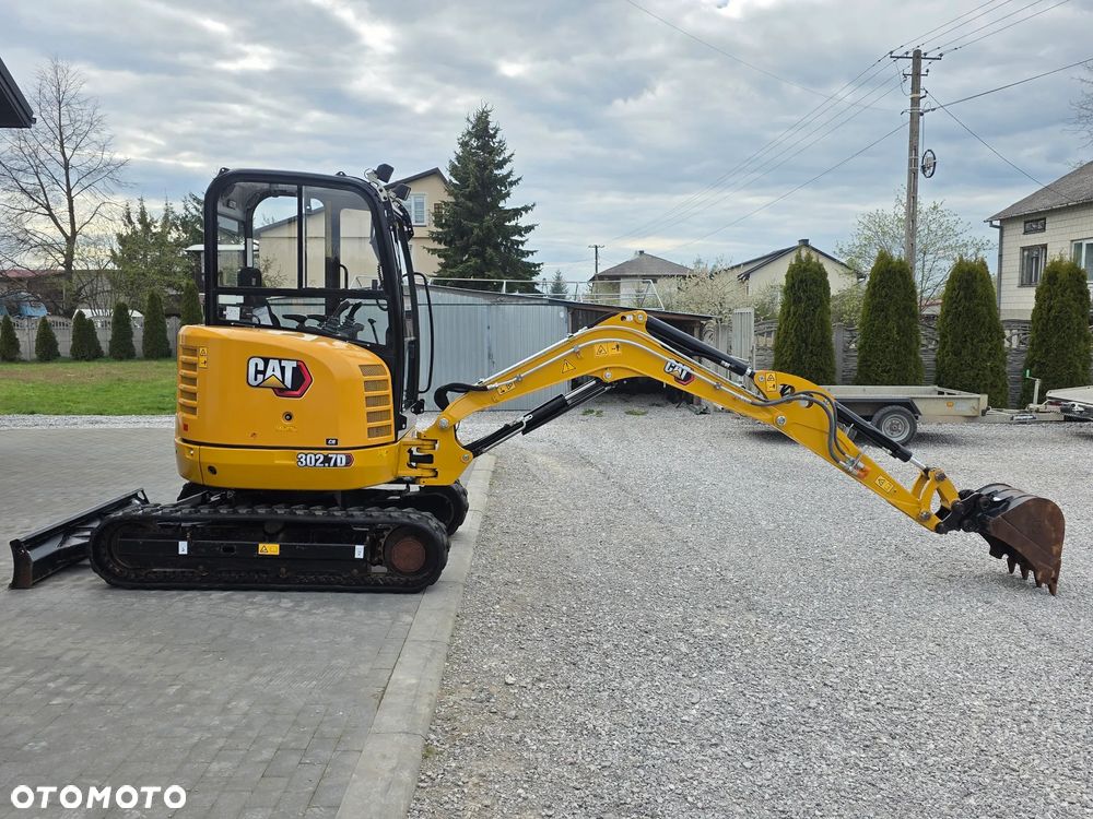 Caterpillar CAT 302.7 D CR mini koparka szybkozłącze 3 łyżki piękna serwisowana 1 wł JCB sprowadzona - 29