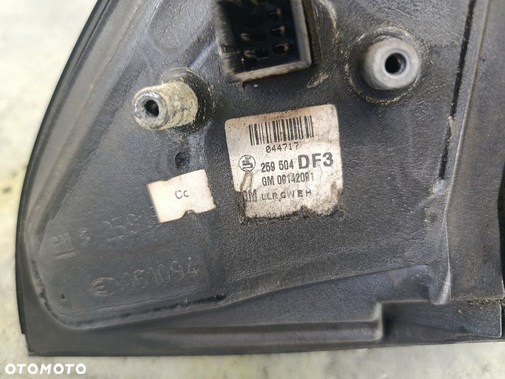 LUSTERKO PRAWE OPEL ASTRA G 09142091  E1010534 259504 Z20Z - 7