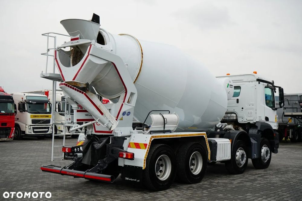 Mercedes-Benz AROCS 3540 / GRUSZKA 9M3 / 8x4 / BETONOMIESZARKA / AUTOMAT / 2022 ROK - 5