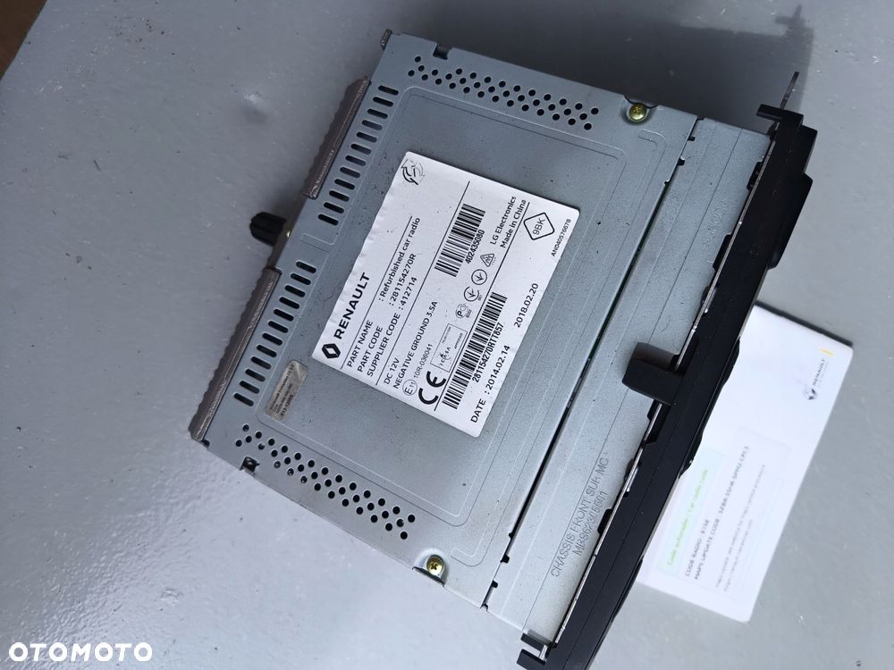 renault captur i radio nawigacja 281154270r dacia - 3