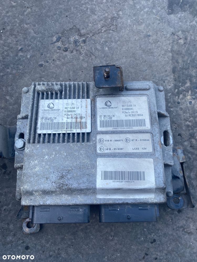 DACIA DOKKER LODGY 1.6 8V mpi KOMPUTER STEROWNIK LPG GAZ INSTALACJA GAZOWA GAZ LPG wtryski wtryskiwacze parownik LANDIRENZO 616000281  591314000  RE352170654 - 2