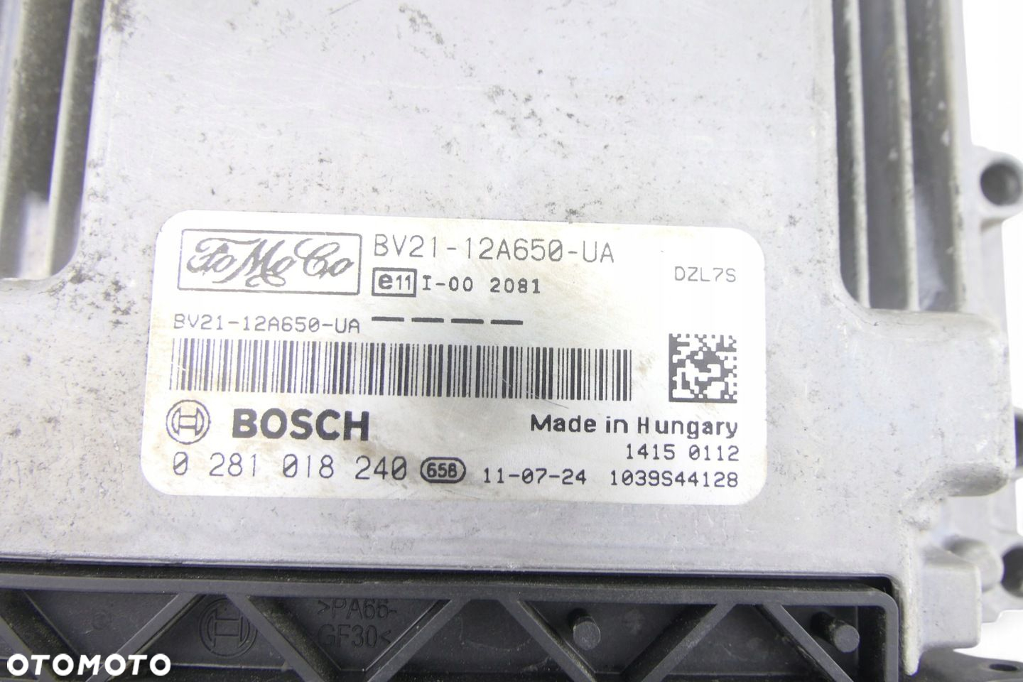 Sterownik Silnika ECU FORD FIESTA MK7 1.6 TDCI BV21-12A650-UA 0281018240 - 5