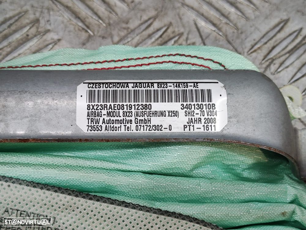 Conjunto Cortinas Laterais Airbag Esquerda Direita Jaguar XF X250 8X2314K159AE 8X2314K160AE - 5