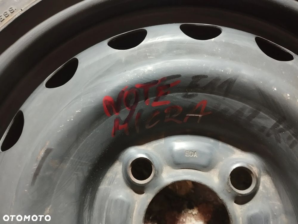 KOŁO DOJAZDOWE 115/70/D14 4x100 J14x4T 60.1mm NISSAN  MICRA K12 K13 - 2