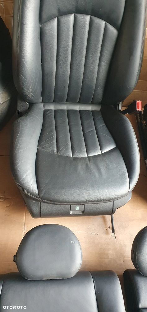 Fotele kanapa boczki komplet skóra elektryczne Mercedes E-Klasa W211 - 4
