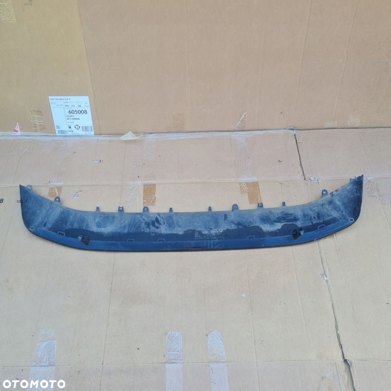AUDI A4 S4 S-LINE B9 8W0 LIFT 19-24 SPOILER LISTWA ZDERZAKA PRZÓD - 1