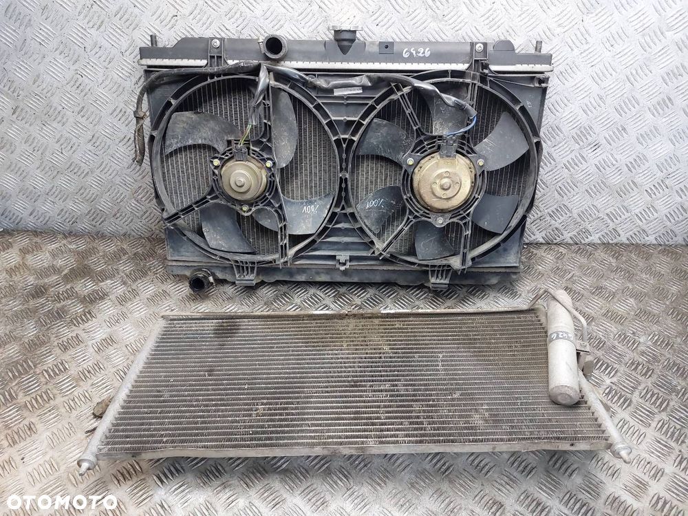 CHŁODNICE KOMPLET WENTYLATORY NISSAN ALMERA N16 1.5 DCI 92100-BN900 - 1